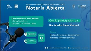 NotaríaAbierta “Protocolización de documentos firmados electrónicamente” [upl. by Drofwarc866]