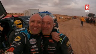 Samenvatting eerste week Dakar Rally unieke beelden Tim en Tom Coronel [upl. by Einnod]