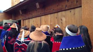 Wrangell Native Dance Group at the Shakes Island Rededication [upl. by Chemush]