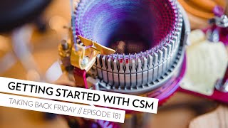 Erlbacher Speedster Circular Sock Knitting Machine CSM its here  Episode 181  TBF [upl. by Aidyl]