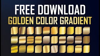 How to Download  Golden Color Gradient  Frist Time in CDR File [upl. by Artek]