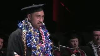 THE BEST POLYNESIAN AUT GRADUATION SPEECH [upl. by Vachill]