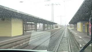 🇩🇪 Führerstandsmitfahrt auf der Odenwaldbahn  Frankfurt Main Hbf über Hanau nach Höchst HD [upl. by Landau]