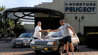 La 205 GT de PAPOU retourne à l’Usine PEUGEOT  Roadtrip POV [upl. by Anej]