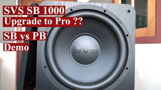 SVS SB 1000 Subwoofer Review Demo Sealed vs Ported  Advantages of new SB 1000 Pro [upl. by Ynohtnanhoj]