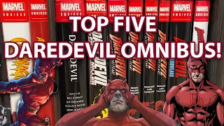 Top FIVE Daredevil Omnibus  Marvel Omnibus Collection [upl. by Eiramalegna697]