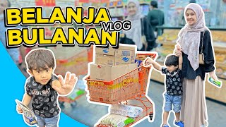 VLOG BELANJA BULANAN IXORA MEIRA [upl. by Kneeland]