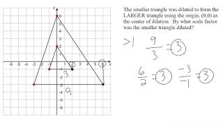 Finding The Scale Factor Of Dilated Shapes [upl. by Wilscam845]