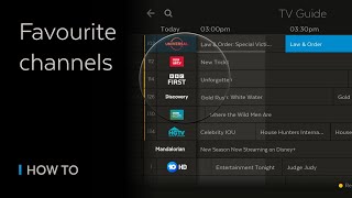 HOW TO  Set up favourite channels [upl. by Nedry873]