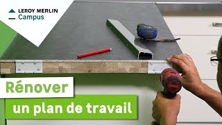 Comment rénover un plan de travail de cuisine  Leroy Merlin [upl. by Cox]