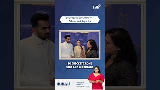 How Zaheer Khan and his wife Sagarika Ghatge balance between cricket and married life talk1003 [upl. by Ahselef]