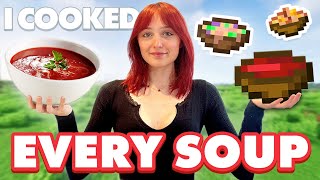 I Made Every Minecraft Soup in Real Life [upl. by Katy988]