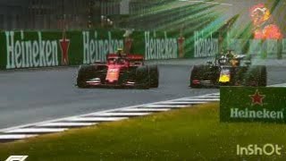 Versttapen vs Leclerc 2019 La increíble batalla entre ambos pilotos en el GP de Silverstone 2019 [upl. by Belamy780]