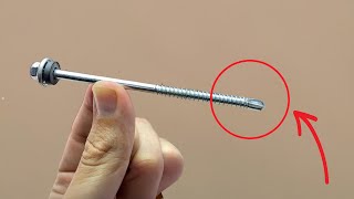 A self tapping screw is stronger than a drill I dont buy drills anymore [upl. by Haik130]