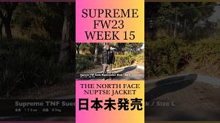 シュプリームFW23ノースフェイスコラボ 日本未発売ヌプシレビュー  Supreme FW23 Week 15 TNF Collab Nupse Review [upl. by Levine]