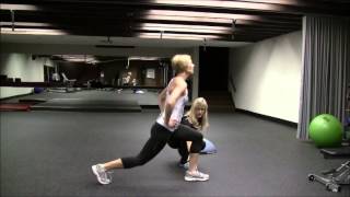 Step Back Lunge  Exercise Demonstration [upl. by Azrim]