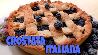 Receta de crostata italiana con mermelada de moras [upl. by Yrahk]