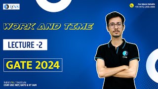 GATE 2024 Work And Time Most Important Concepts  IFAS [upl. by Kantos390]