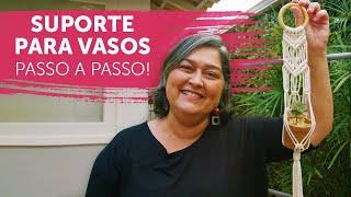 Suporte Para Vasos Festonê  Tutorial Passo a Passo [upl. by Temple]