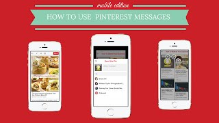 How to use Pinterest Messages on your mobile device [upl. by Gilleod]