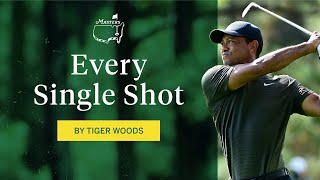 Every shot from Tiger Woods first round  The Masters [upl. by Hilliary]