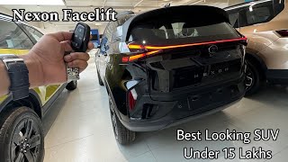 Tata Nexon Dark Edition  Full Detailed Review  Nexon facelift  Creative  S Variant [upl. by Ientruoc]