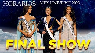 🏆 La Gran Final de Miss Universo 2023 Horarios y Canales en Vivo 🔴 [upl. by Heringer]