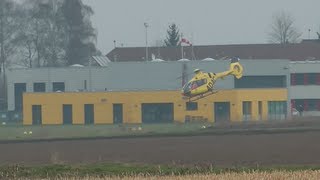 Christoph Europa 1 DHHIT EC135 Alarmstart [upl. by Ennairak]