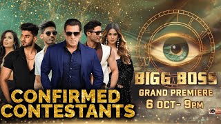 Bigg Boss 18 Full Contestant List Revealed  Salman Khan Returns Starting 6th Octoberbiggboss18 [upl. by Nappie]