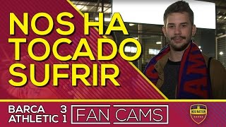 FC Barcelona 31 Athletic Club  Nos ha tocado sufrir  FAN CAMS [upl. by Sherrer]