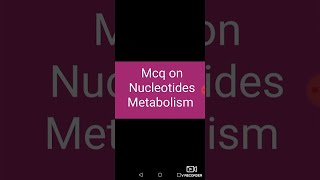 MCQS Discussion of Nucleotides [upl. by Pritchard]