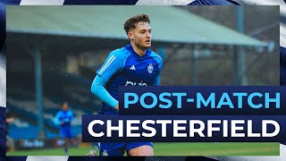 Chesterfield PostMatch Interview with Rob Harker [upl. by Nelyk337]