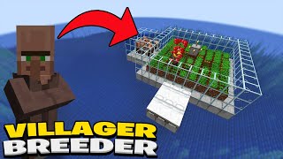 Minecraft 121 Villager Breeder Tutorial [upl. by Lebasile]