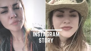 Frances Bean Cobain  Instagram Story  All Videos February 2018 [upl. by Zapot]