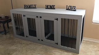 How to Build an Indoor Dog Kennel DIY  StepbyStep Tutorial [upl. by Ayotak]