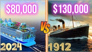 Icon of the Seas VS Titanic Cabin Prices [upl. by Ziegler985]