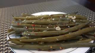 Green Bean Pickles مخلل الفاصوليا الخضراء أواللوبياء، وصفة صحية للرجيم طرشي [upl. by Enid]