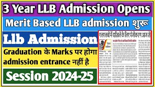 llb admission 2024  law college admission 2024  CCSU llb admission 2024 3 year llb admission ccs [upl. by Madlin]