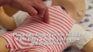 Infant CPR Choking English Version [upl. by Weslee732]