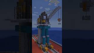 How to Build a HarbourShipyard Crane in Minecraft Shorts Minecraft HowToBuild [upl. by Myca]