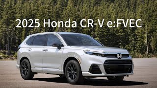 2025 Honda CRV eFCEV Review  Hydrogen SUV Featuring A Rechargeable battery honda hondacrv cars [upl. by Aihseya]