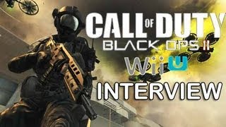 Call of Duty Black Ops 2  Wii U interview [upl. by Engeddi]