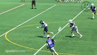 Seve Cordero 21 Summer Lacrosse Highlights 2018 [upl. by Mcafee]