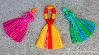 HOW to MAKE a TASSEL  DIY Easy Simple TASSELS Tutorial [upl. by Reld243]