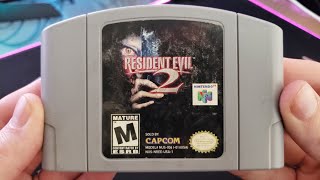 Resident Evil 2 N64 Authentic Cartridge Opening [upl. by Ardnad]