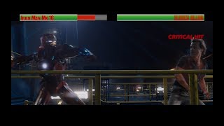 Iron Man vs Aldrich Killianwith healthbars [upl. by Llerdnek998]