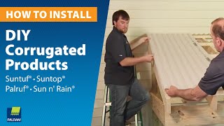 How to SUNTUF® Installation DIY [upl. by Allesiram]