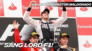 BAHAS KARIR F1 PASTOR MALDONADO SANG LORD F1 [upl. by Musette767]