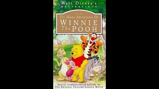 Opening to The Many Adventures of Winnie the Pooh 1977 VHS Canadian Release [upl. by Ertsevlis165]