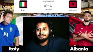 ItalyAlbania I EURO CUP 2024 Football Match Highlights PLSS 249 [upl. by Leviralc607]